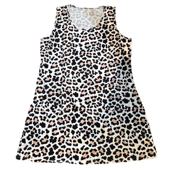 The Unbranded Brand Dresses & Skirts - Womens XXL Lightweight Leopard Print Sleeveless Summer Dress